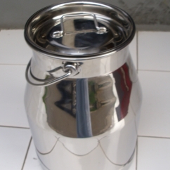milk can stainless 15 liter